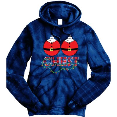 Chestnuts Chest Nuts Christmas Matching Christmas Couples Tie Dye Hoodie