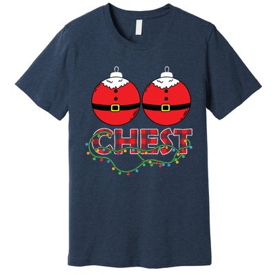 Chestnuts Chest Nuts Christmas Matching Christmas Couples Premium T-Shirt