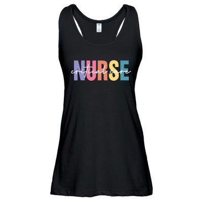 Critical Care Nurse CC Nurse RN Intensive Care ICU Nursing Ladies Essential Flowy Tank