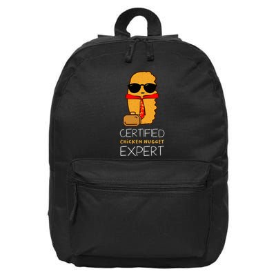 Certified Chicken Nugget For A Fast Food Chicken Nugget 16 in Basic Backpack