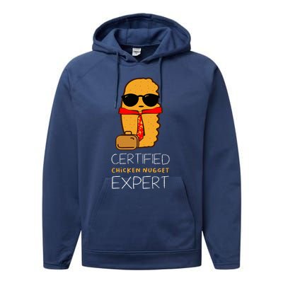 Certified Chicken Nugget For A Fast Food Chicken Nugget Performance Fleece Hoodie