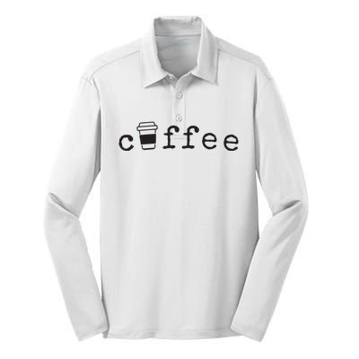 Coffee Cute Novelty Item For Coffee Lovers Silk Touch Performance Long Sleeve Polo