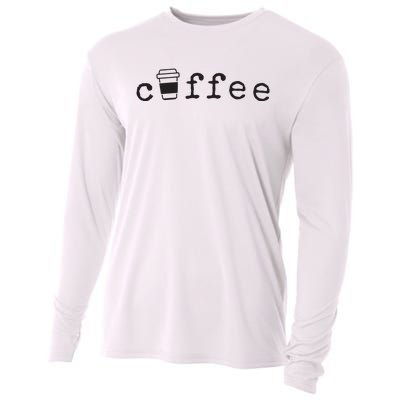 Coffee Cute Novelty Item For Coffee Lovers Cooling Performance Long Sleeve Crew