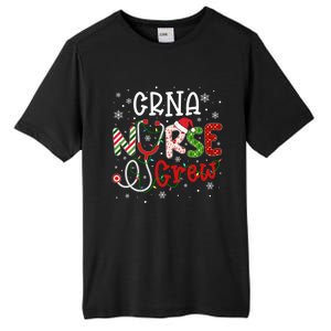 Crna Christmas Nurse Crew Funny Nursing Christmas Pattern Funny Gift Tall Fusion ChromaSoft Performance T-Shirt