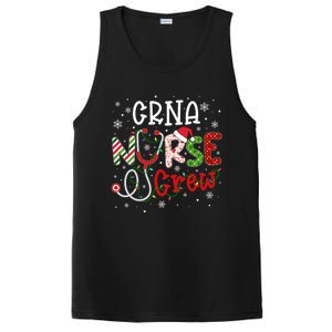 Crna Christmas Nurse Crew Funny Nursing Christmas Pattern Funny Gift PosiCharge Competitor Tank