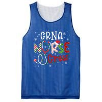 Crna Christmas Nurse Crew Funny Nursing Christmas Pattern Funny Gift Mesh Reversible Basketball Jersey Tank