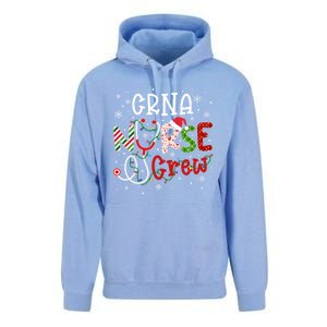 Crna Christmas Nurse Crew Funny Nursing Christmas Pattern Funny Gift Unisex Surf Hoodie