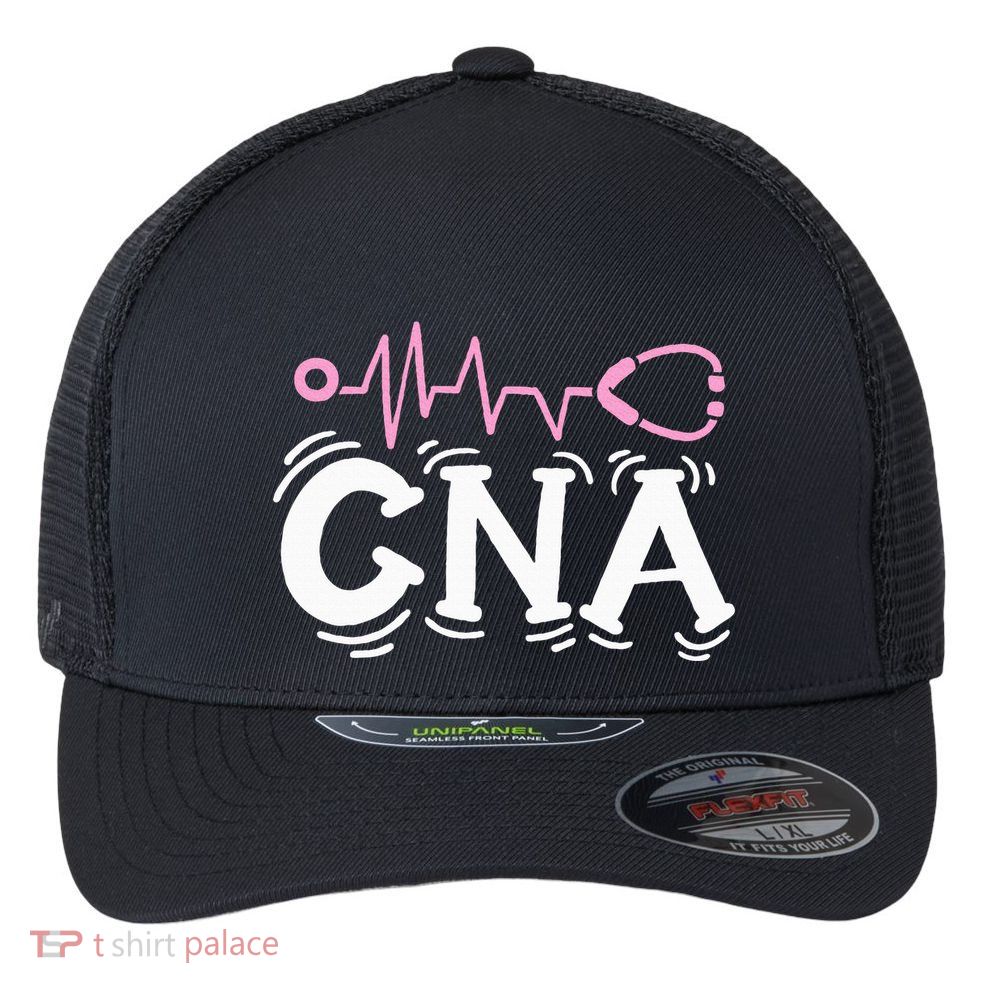 Cna Certified Nursing Assistant Flexfit Unipanel Trucker Cap