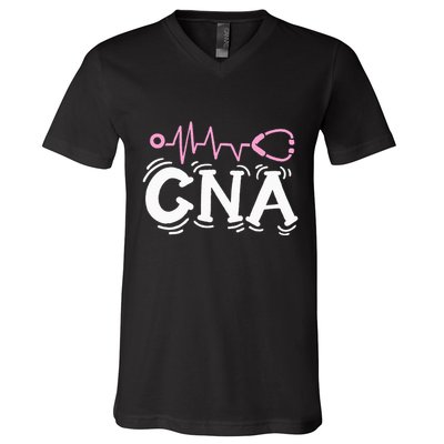 Cna Certified Nursing Assistant V-Neck T-Shirt