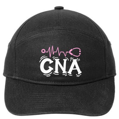 Cna Certified Nursing Assistant 7-Panel Snapback Hat