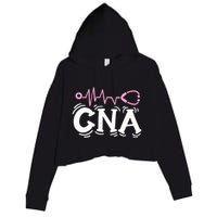 Cna Certified Nursing Assistant Crop Fleece Hoodie