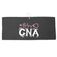 Cna Certified Nursing Assistant Large Microfiber Waffle Golf Towel
