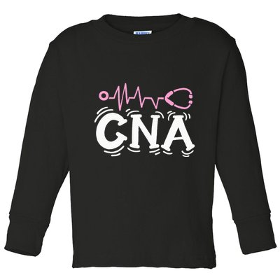 Cna Certified Nursing Assistant Toddler Long Sleeve Shirt