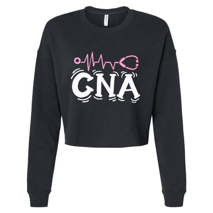 Cna Certified Nursing Assistant Cropped Pullover Crew