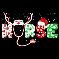 Cute Christmas Nurse Logo Cooling Performance Crew T-Shirt