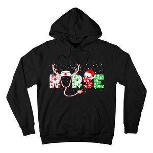 Cute Christmas Nurse Logo Hoodie