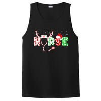 Cute Christmas Nurse Logo PosiCharge Competitor Tank