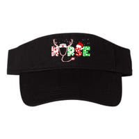 Cute Christmas Nurse Logo Valucap Bio-Washed Visor