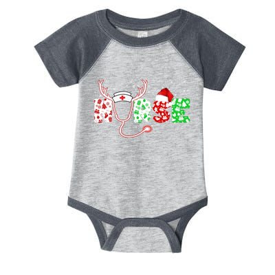 Cute Christmas Nurse Logo Infant Baby Jersey Bodysuit