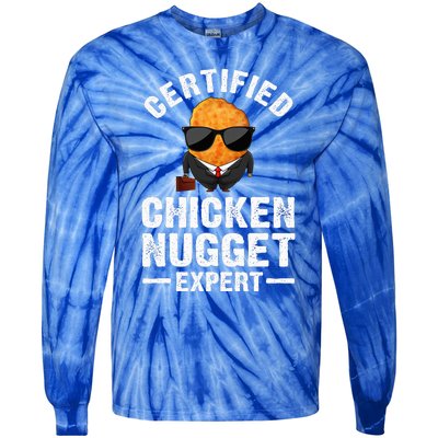 Cool Chicken Nugget Nug Life Food Lovers Tie-Dye Long Sleeve Shirt