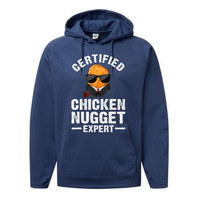 Cool Chicken Nugget Nug Life Food Lovers Performance Fleece Hoodie