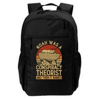 Conservative Christian Noah Was A Conspiracy Theorist Backpack