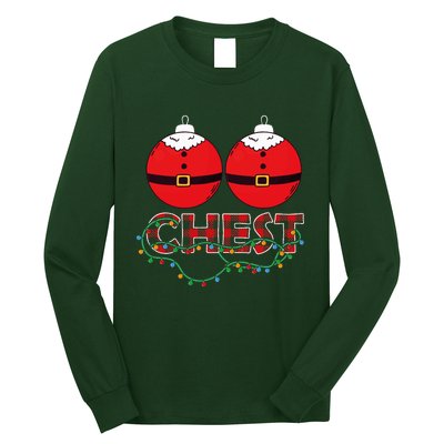 Chestnuts Chest Nuts Christmas Matching Christmas Couples Long Sleeve Shirt