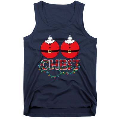 Chestnuts Chest Nuts Christmas Matching Christmas Couples Tank Top