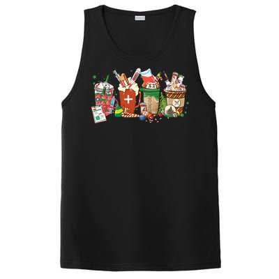 Christmas Coffee Nurse Xmas Nursing Gift PosiCharge Competitor Tank