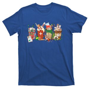 Christmas Coffee Nurse Xmas Nursing Gift T-Shirt