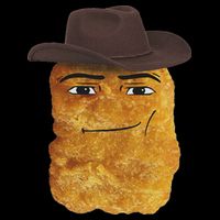Cowboy Chicken Nugget Meme Mousepad