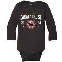 Canada Cruise New England Cruise Vacation Souvenir 2024 Baby Long Sleeve Bodysuit