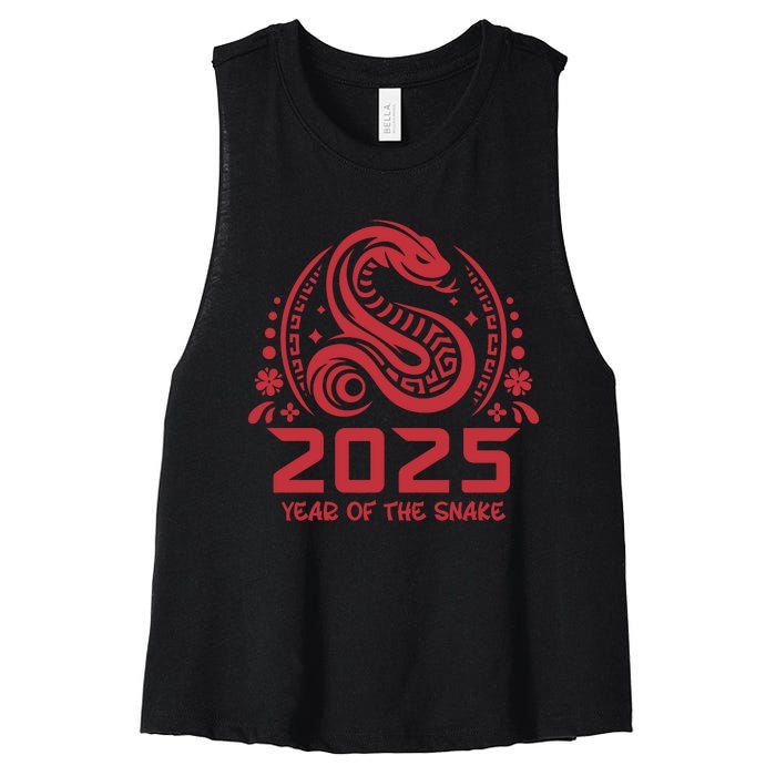 Celebrate Chinese New Year 2025 – Year Of The Snake Women's Racerback Cropped Tank