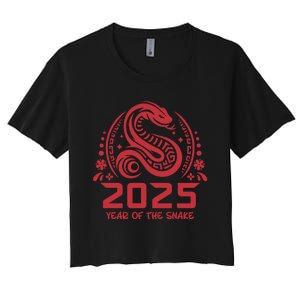 Celebrate Chinese New Year 2025 – Year Of The Snake Women's Crop Top Tee