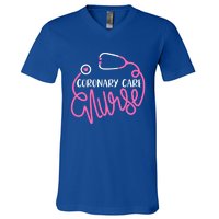 Coronary Care Nurse Gift Ccu Rn Cicu Cardiac Nursing Departt Gift V-Neck T-Shirt