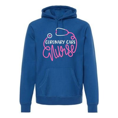 Coronary Care Nurse Gift Ccu Rn Cicu Cardiac Nursing Departt Gift Premium Hoodie