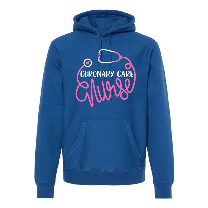 Coronary Care Nurse Gift Ccu Rn Cicu Cardiac Nursing Departt Gift Premium Hoodie