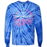 Coronary Care Nurse Gift Ccu Rn Cicu Cardiac Nursing Departt Gift Tie-Dye Long Sleeve Shirt