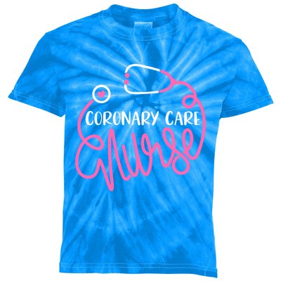 Coronary Care Nurse Gift Ccu Rn Cicu Cardiac Nursing Departt Gift Kids Tie-Dye T-Shirt