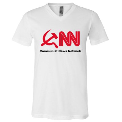 CNN Communist News Network V-Neck T-Shirt