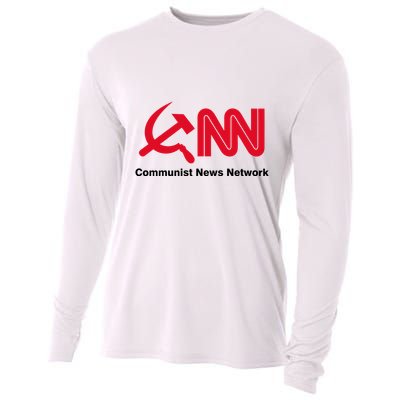 CNN Communist News Network Cooling Performance Long Sleeve Crew