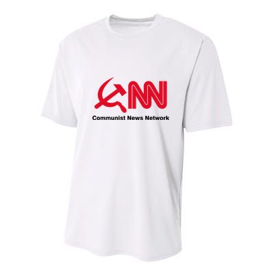 CNN Communist News Network Youth Performance Sprint T-Shirt