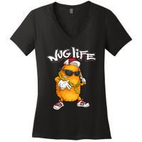 Cool Chicken Nugget Art For Chicken Nugget Lover Women's V-Neck T-Shirt
