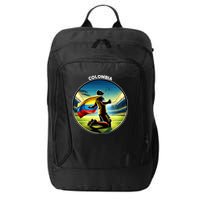 Cool Colombia National Soccer Team With Flag City Backpack