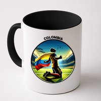 Cool Colombia National Soccer Team With Flag Mug