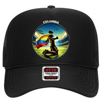 Cool Colombia National Soccer Team With Flag Hat