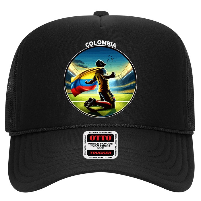 Cool Colombia National Soccer Team With Flag Hat