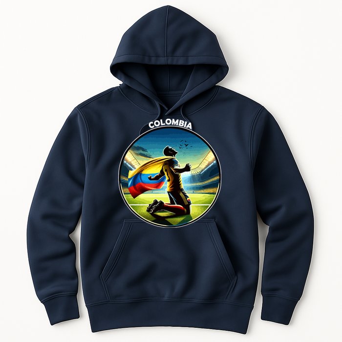 Cool Colombia National Soccer Team With Flag Hoodie