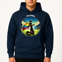 Cool Colombia National Soccer Team With Flag Hoodie