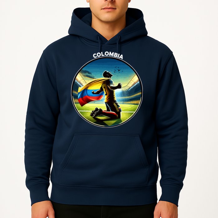 Cool Colombia National Soccer Team With Flag Hoodie